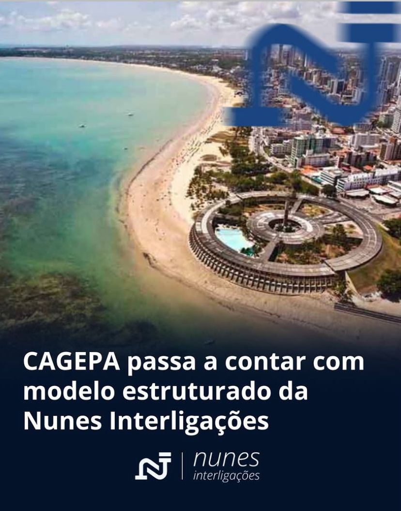 Cagepa passa a contar com o modelo estruturado da Nunes Interligações