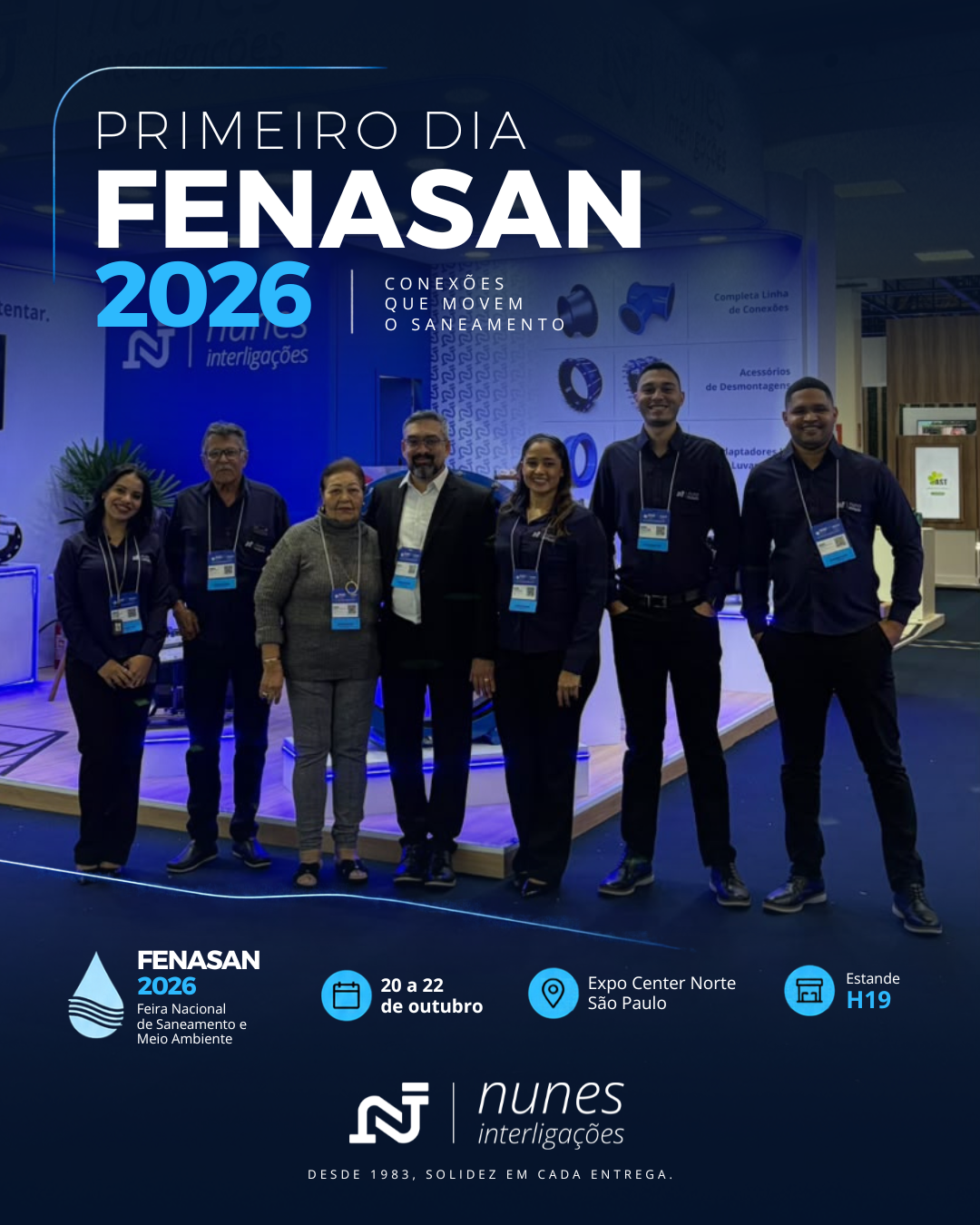 Primeiro dia de Fenasan 2026!