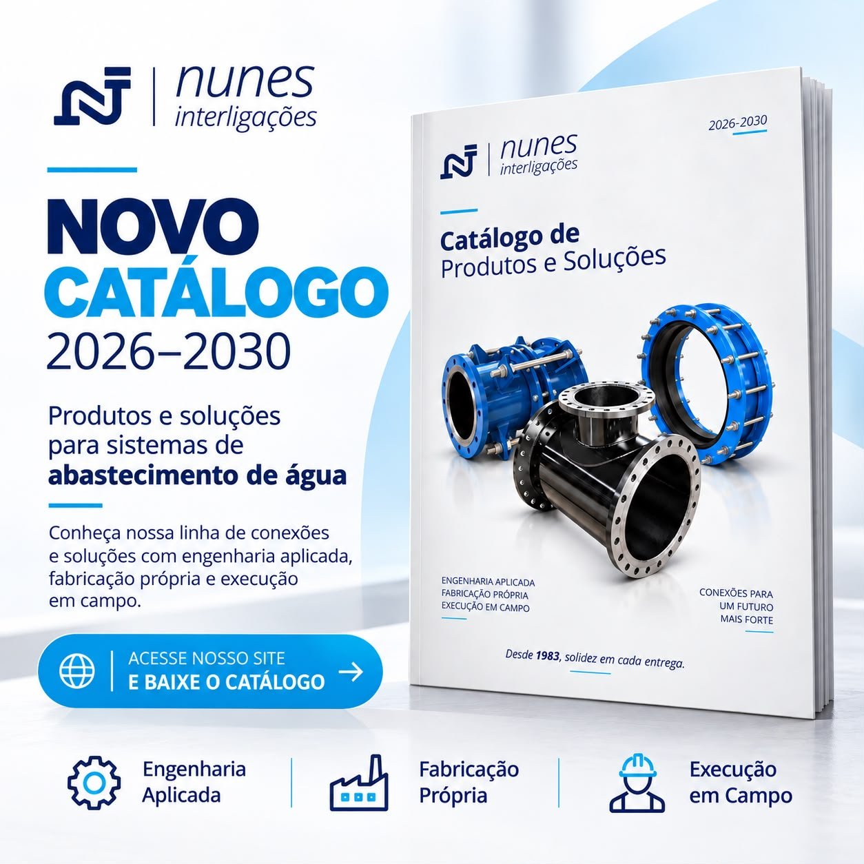Novo Catálogo Nunes Interligações 2026–2030.